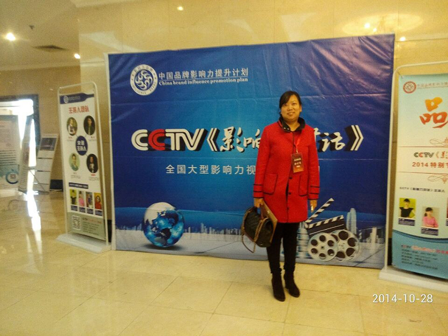 2014-10-28日盛娜沙发参加CCTV《影响力对话》栏目